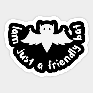 halloween friendly bat Sticker